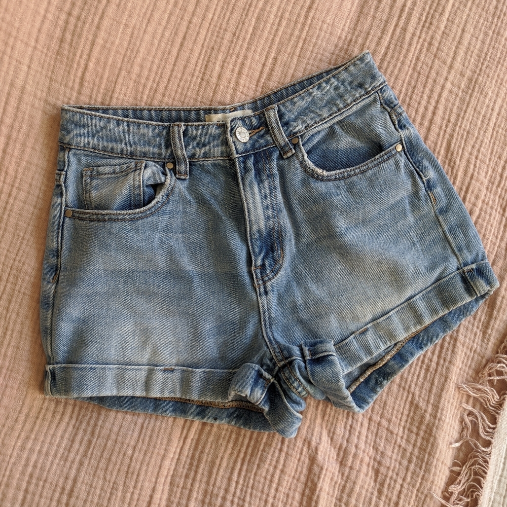 Pacsun high-waisted mom jean short